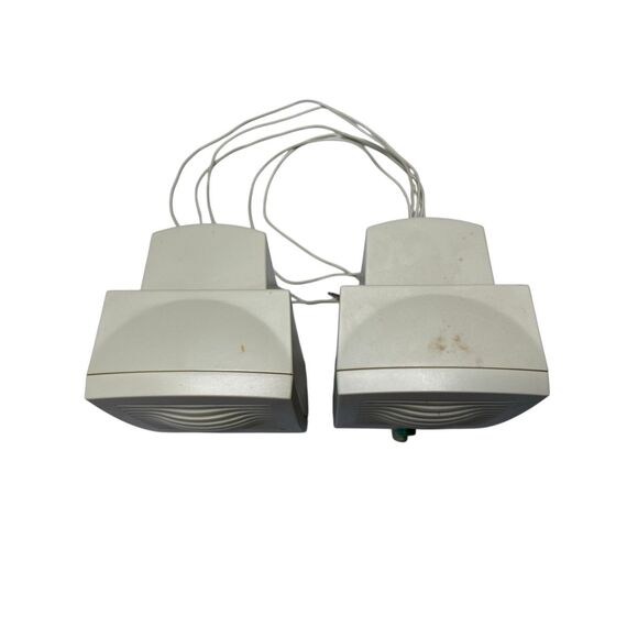 Labtec LCS-1015 Stereo PC Speakers Volume Treble Controls Gray Audio Accessories - Picture 7 of 11